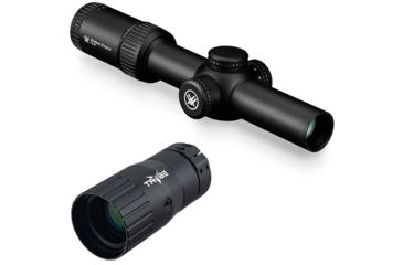 Image of OP Exclusive - Vortex Strike Eagle 1-8x24 Rifle Scope, AR-BDC2 Reticle, SE-1824-1 w/ Trybe Optics Enhancer - Magnification Doubler