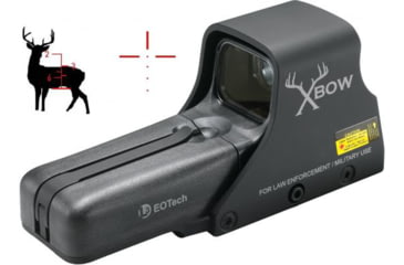 Image of Open Box, Dealer Demo, EOTech Xbow Crossbow Red Dot Sight w/ Range Assist, Crossbow Pattern Reticle, Black 512.XBOW