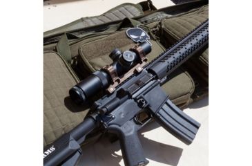 Image of Open Box, Dealer Demo, HI-LUX Hi-Lux Optics CMR8 1-8X26 Rifle Scope w/Green Reticle, Matte Black CMR8F