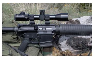 Image of Open Box, Dealer Demo, HI-LUX PentaLux TAC-V SFP 2-10x42 Rifle Scope w/ Red Illuminated Ranging Reticle, 30mm Tube, Matte Black TAC-V SFP210X42-R