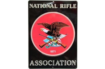 Image of Open Road Brands Die Cut Emb Tin Sign W/knockout Nra 10x14