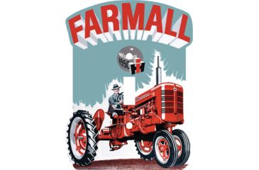 Image of Open Road Brands Die Cut Sngle Switch Plate Farmall Tractor