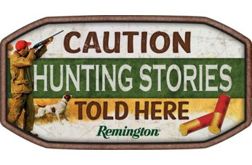 Image of Open Road Brands Emb Tin Sign Remington Hunting Stories Told