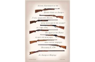 Image of Open Road Brands Emb Tin Sign Second Ammendment Nra 13''x18''