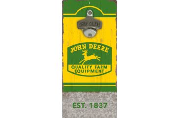 Image of Open Road Brands Mdf Bottle Opener John Deere Est. 1837