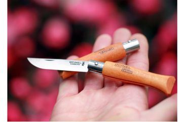 Image of Opinel Carbon Steel Folding Knife No.5, 2.5in, Beechwood Handle, Wood, 111050