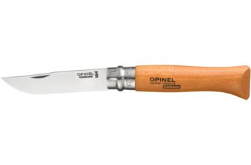 Image of Opinel Carbon Steel Folding Knife No.9, 4.75in., Beechwood Handle, Wood, 113090