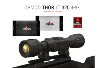 Image of ATN OPMOD Exclusive Thor LT 320 Thermal Imaging Rifle Scope, 4-8x35mm, Black, TIWSTLT335O