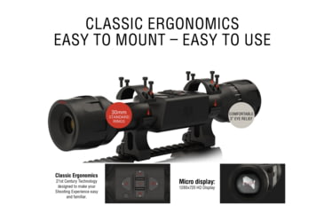 Image of ATN OPMOD Exclusive Thor LT 320 Thermal Imaging Rifle Scope, 4-8x35mm, Black, TIWSTLT335O