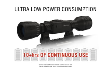 Image of ATN OPMOD Exclusive Thor LT 320 Thermal Imaging Rifle Scope, 4-8x35mm, Black, TIWSTLT335O