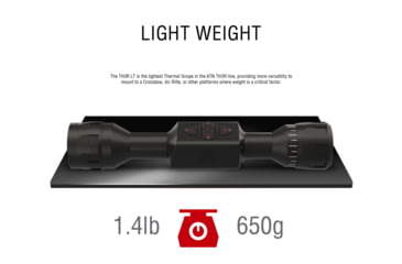 Image of ATN OPMOD Exclusive Thor LT 320 Thermal Imaging Rifle Scope, 4-8x35mm, Black, TIWSTLT335O