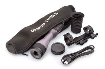 Image of ATN OPMOD ThOR 5 2-16x Smart HD Thermal Rifle Scope, 640x480 Resolution, 12 Micron, w/ High Quality Quick Detach Mount, Wolf Grey, TIWST5625OPWG