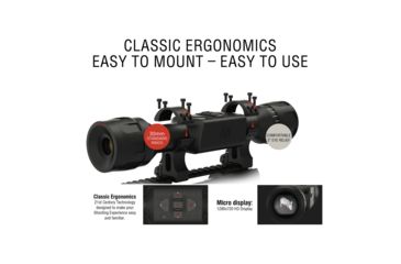 Image of ATN OPMOD Exclsuive ThOR LT Thermal Rifle Scope, 4-8x50mm, 30mm Tube, Custom Reticle, Black, TIWSTLT125OP