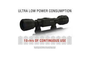 Image of ATN OPMOD Exclsuive ThOR LT Thermal Rifle Scope, 4-8x50mm, 30mm Tube, Custom Reticle, Black, TIWSTLT125OP