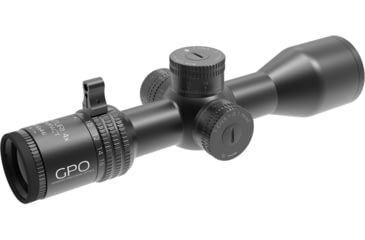 Image of German Precision Optics OPMOD CENTURI SuperCompact 4-16x44mm 30mm Tube Rifle Scope, FFP, Mil-base PLRi Reticle, Black, RCX450 OP