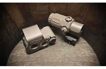 Image of EoTech OPMOD Red Dot Reticle Hybrid Sight IOP Holosight w/ 3X G33 Magnifier, Tan, HHS-2 OP