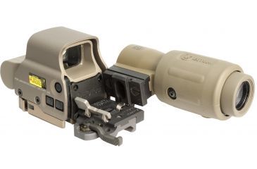 Image of OPMOD EOTech MPO II EXPS3-0 Holosight G23 3X Magnifier 65 MOA ring 1 MOA Dot Reticle
