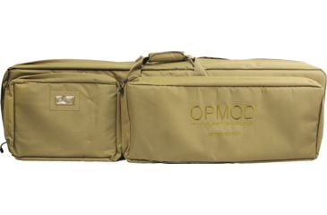 Image of OPMOD Double Rifle Case / Shooters Mat / Drag Bag - Tan DGC-T-II 