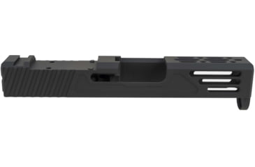 Image of Zaffiri OPMOD Z51M Glock 43/43X Pistol Slide w/RMSc Cut, Black, Zaffiri OPMOD.43.BLK