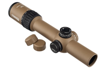 Image of OPMOD Steiner P4Xi 1-4x24mm Tactical Illuminated Rifle Scope, 30mm, SFP, P3TR, FDE, 5203
