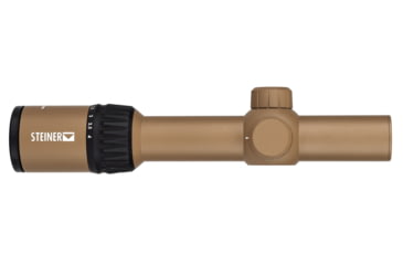 Image of OPMOD Steiner P4Xi 1-4x24mm Tactical Illuminated Rifle Scope, 30mm, SFP, P3TR, FDE, 5203