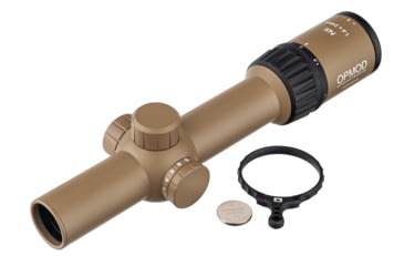 Image of OPMOD Steiner P4Xi 1-4x24mm Tactical Illuminated Rifle Scope, 30mm, SFP, P3TR, FDE, 5203