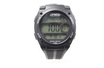 Image of OPMOD T.E.W. 1.0 Tactical Everyday Watch, Black Case/Black Ring/Black Strap, 44mm CS007A