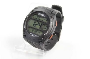 Image of OPMOD T.E.W. 1.0 Tactical Everyday Watch, Black Case/Black Ring/Black Strap, 44mm CS007A