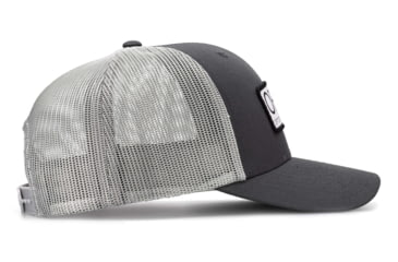 Image of OPMOD Trucker Hat Embroidered Patch, Charcoal/Grey, OPMCha/Grey-Cha/Grey