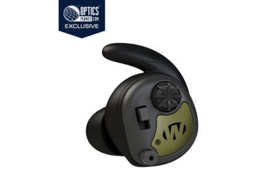 Image of OpticsPlanet Exclusive Walkers Silencer In The Ear Digital Ear Buds, 3 Tip Sizes, 25 NRR, Olive Drab Green, GWP-SLCH-ODG