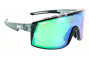 Image of Optic Nerve FixieMAX Sunglasses, Matte Crystal Grey with Shiny Black Lens Rim, 22078