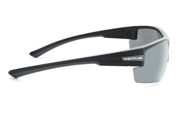 Image of Optic Nerve Maxxum Polarized Sunglasses, Matte Black w/Matte Aluminum Grey Frame, Lens 2 Sets- Polarized Smoke w/Silver Flash, Copper, 21826