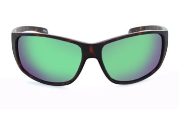 Image of Optic Nerve Old Salt Sunglasses, Matte Demi Frame, Polarized Copper Lens w/Green Mirror Lens 82004