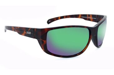 Image of Optic Nerve Old Salt Sunglasses, Matte Demi Frame, Polarized Copper Lens w/Green Mirror Lens 82004