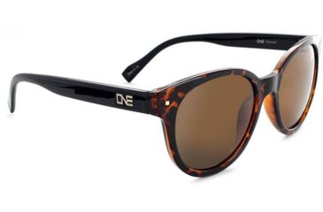 Image of Optic Nerve Hotplate Sunglasses - Women's, Shiny Honey Demi with Black, 17015