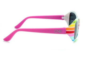 Image of Optic Nerve One SkipIt Kids Sunglasses, 5 Years and Under, Rainbow Frame, Polarized Smoke Lens 16141