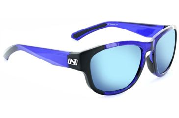 Image of Optic Nerve Vesper Sunglasses, Shiny Crystal Navy w/ Matte Black, 21903
