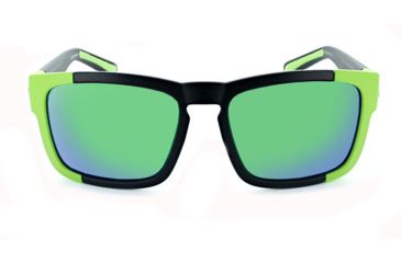 Image of Optic Nerve Vettron Sunglasses, Matte Black w/Matte Aluminum Green Frame, Lens 2 Sets- Smoke w/ Green Mirror, Copper 21806