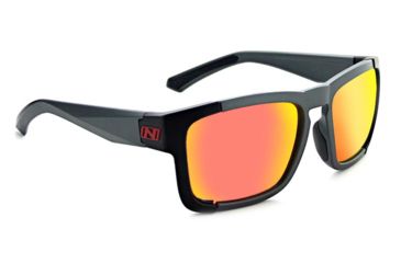 Image of Optic Nerve Vettron Sunglasses, Matte Carbon w/Matte Black Frame, Lens 2 Sets- Smoke with Red Mirror, Copper 21809