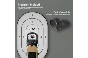 Image of OpticGard Burris Fastfire 3 Red Dot Sight Cover, Black, One Size, OGBFF302