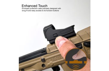 Image of OpticGard Burris Fastfire 3 Scope Cover, Black, One Size, OGBFF302