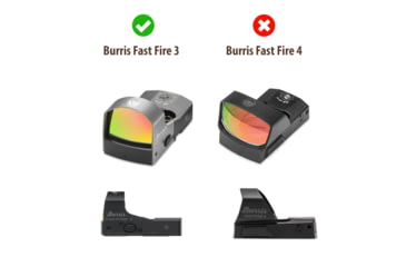 Image of OpticGard Burris Fastfire 3 Scope Cover, Black, One Size, OGBFF302