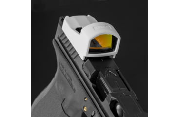 Image of OpticGard Burris Fastfire 3 Red Dot Sight Cover, White, One Size, OGBFF301