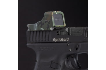 Image of OpticGard Eotech Eflx Red Dot Sight Cover, OD Green Camo, One Size, OGEEFLXDEG84