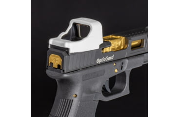 Image of OpticGard Eotech Eflx Scope Cover, White, One Size, OGEEFLX01