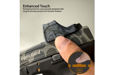 Image of OpticGard Scope Cover for Holosun 507C-X2/407C-X2, Black, OGH507C02