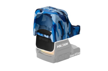 Image of OpticGard Holosun 507Comp Red Dot Sight Cover, Navy Blue Camo, One Size, OGH507COMPDEG86