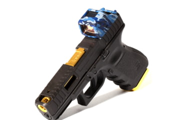 Image of OpticGard Holosun SCS 320 Scope Cover, Navy Blue Camo, One Size, OGHSCS320DEG86