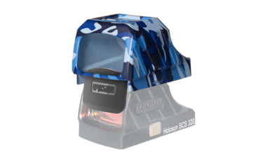 Image of OpticGard Holosun SCS 320 Red Dot Sight Cover, Navy Blue Camo, One Size, OGHSCS320DEG86