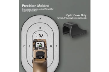 Image of OpticGard Holosun SCS MOS Scope Cover, Black, One Size, OGHSCSMOS02